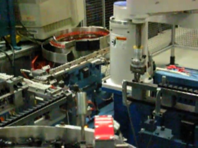 Robotic part loading w/ O-ring attachment (EPSON)